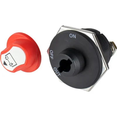 Sea-Dog Mini Battery Switch Key w/Removable Knob – 32V & 300A