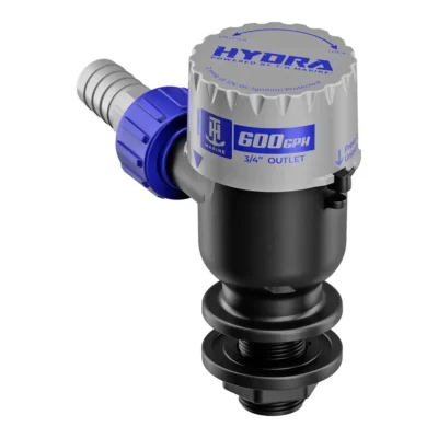 T-H Marine HYDRA&trade; Livewell Pump - 600 GPH - 12V - Short Nozzle