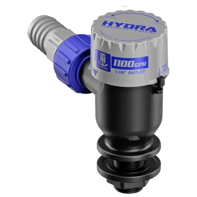 T-H Marine HYDRA&trade; Livewell Pump - 1100 GPH - 12V - Short Nozzle