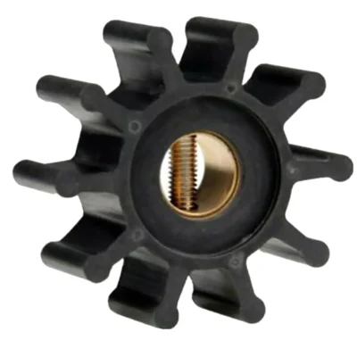 Jabsco Impeller Kit - Neoprene - 10 Blade - 2" Diameter x 7/8" Wide - Slotted Shaft Pin Drive - Brass Insert - 15/32" Shaft Diameter