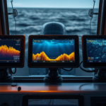 fishing boat sonar display screens